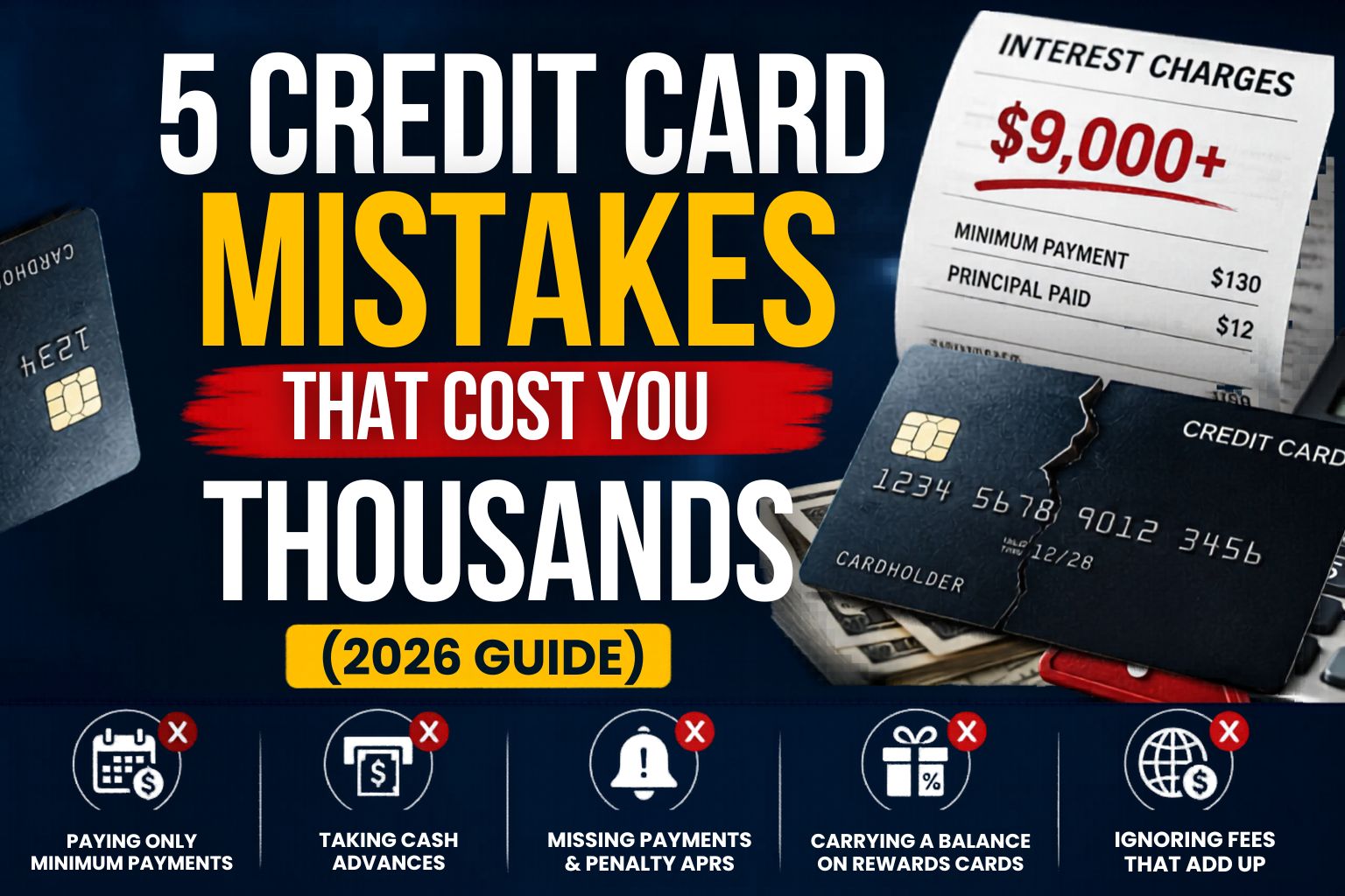 5 Credit Card Mistakes That Cost You Thousands (2026 Guide)