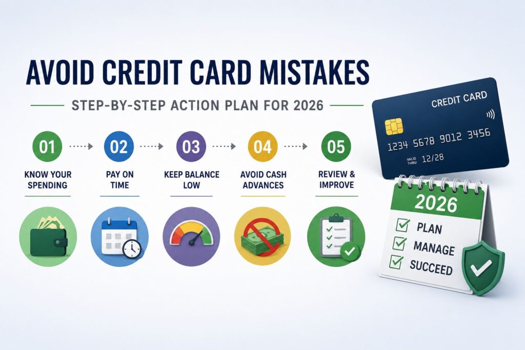 How to avoid common credit card mistakes step by step action plan for 2026